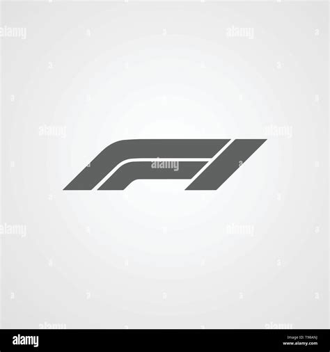 Formula 1 Or F1 Logo Icon Vector Illustration Symbol Isolated Vector
