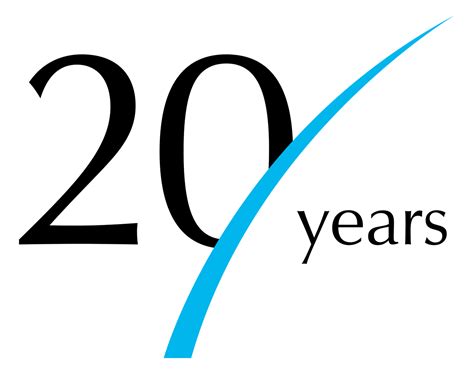Celebrating 20 Years Logo Free Transparent Png Clipart Images Download