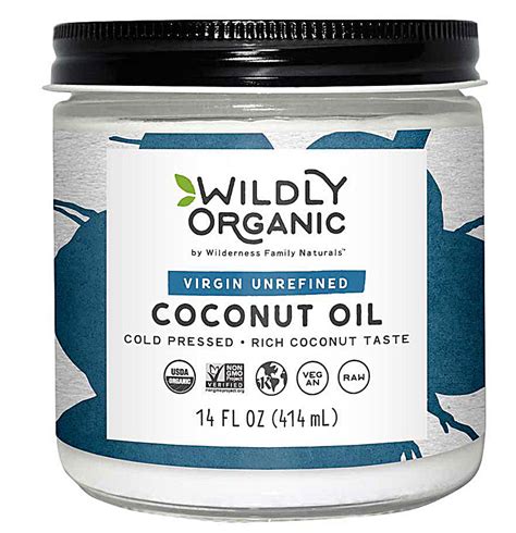 Wildly Organic Virgin Unrefined Coconut Oil 14 Fl Oz Vitacost