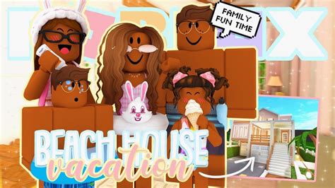 Summer Vacation We Went To Our Beach House Roblox Bloxburg Roleplay