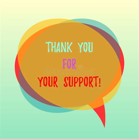 Thank You Your Support Stock Illustrations 218 Thank You Your Support