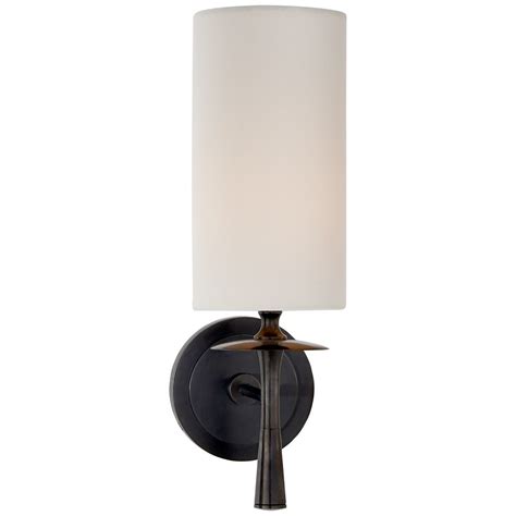 Aerin Drunmore Single Sconce In Bronze By Visual Comfort Signature