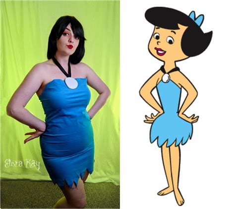 Betty Rubble Costume Made From Fabric Scraps By Elora Kay Hannabarberacu