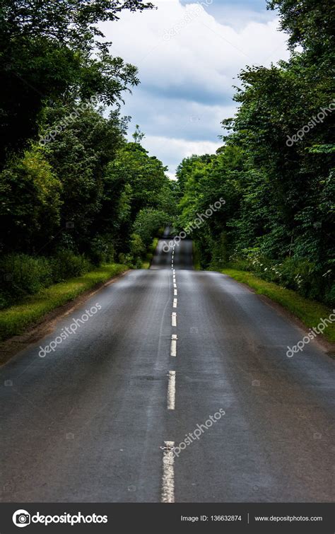 Long Forest Road Ahead — Stock Photo © Jacobphotography