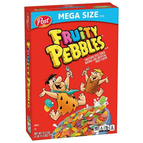 Post Fruity Pebbles Cereal Gluten Free 10 Essential Vitamins And