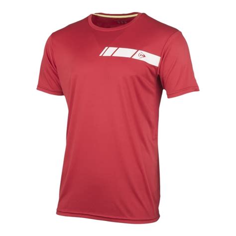 Dunlop Crew T Shirt Met Djt Logo Rood De Jager Sportevents
