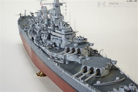 1200 Uss Bb 63 Missouri 1945 Warship Model Scale Model Ships Model