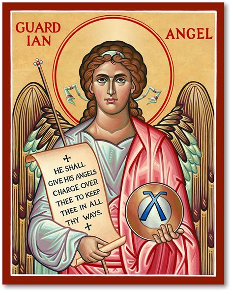 Icons Of The Holy Angels Guardian Angel Icon Monastery Icon