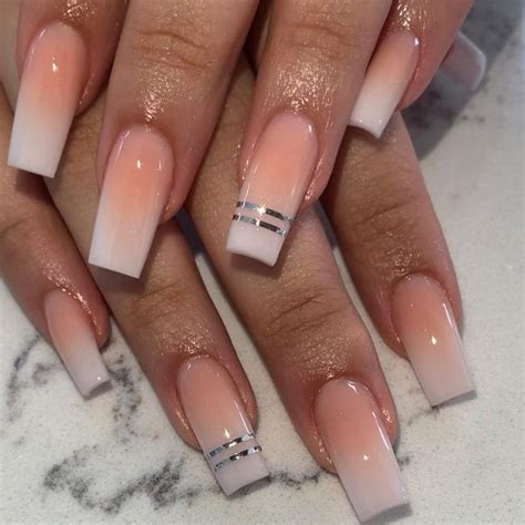 Ombre Nails Clear Acrylic Nails Ombre Acrylic Nails