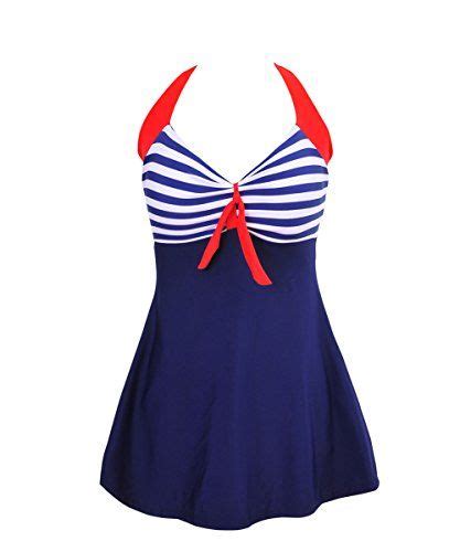 Papaya Wear Vintage Sailor Swimwear Cover Up Swimdress On Amazoncadpb01n3k0kgs