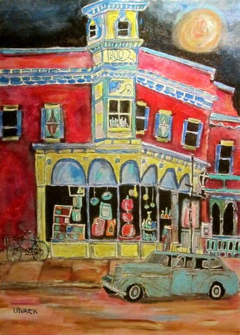 Main Street 1940s Painting By Michael Litvack Fine Art America