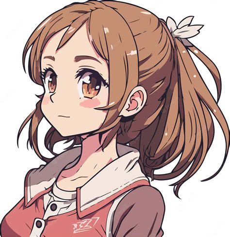 Download Brown Haired Girl Matching Anime Profile Picture