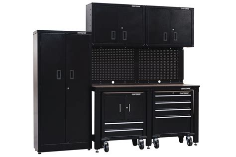 Craftsman 8 Piece Garage Modular Storage System Black