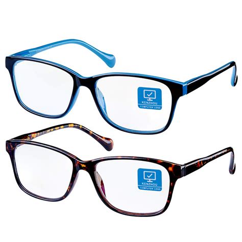 Buy Kenzhou Blue Light Blocking Computer Glasses 2 Pack Anti Eye
