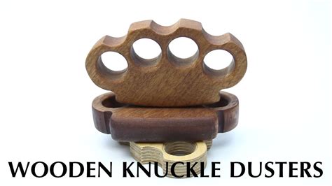 Diy Wooden Knuckle Dusters Brass Knuckles Youtube