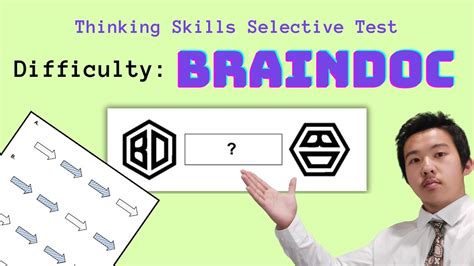 Infamous Braindoc Question Q10 Set 1 Thinking Skills Selective