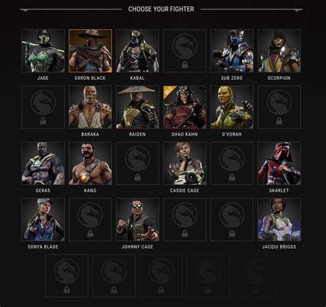 Mortal Kombat 11 Character Bios Test Your Might