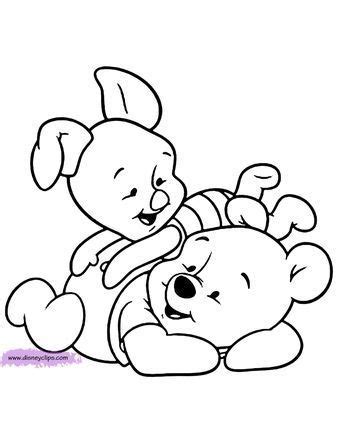 Baby Pooh Coloring Pages Page Disney Winnie The Pooh Tigger