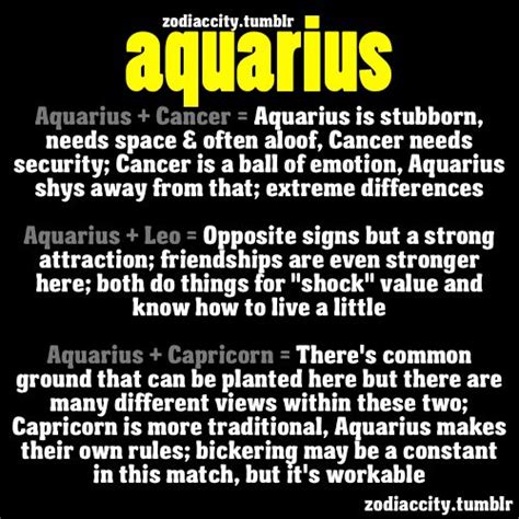 Aquarius Love Compatibility Chart Telegraph