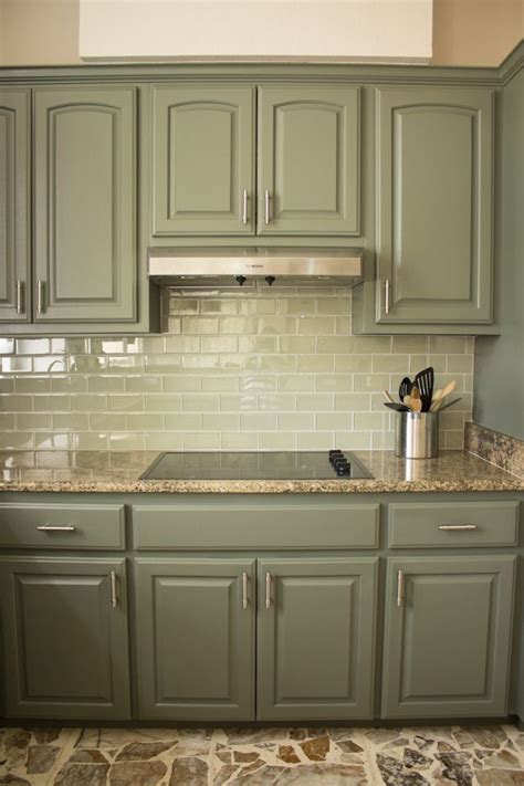 41 Stunning Green Kitchen Decoration Ideas Painted Kitchen Cabinets