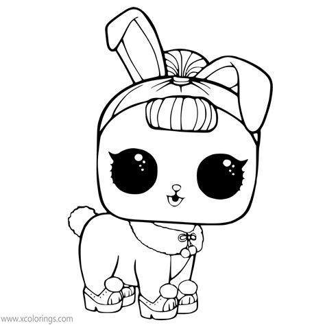 Lol Doll Pets Bunny Coloring Pages Coloring Pages