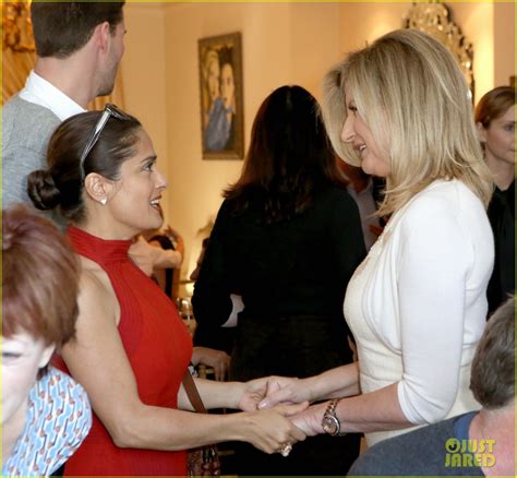 Salma Hayek Supports Jennifer Aniston At Cake Screening Photo