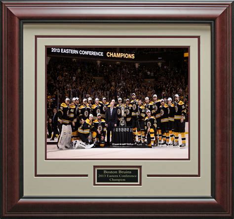 Boston Bruins Eastern Conference Champions Framed Photo Official