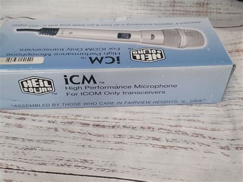 Heil Sound Icm Microphone For Older Icom Radio New 885936893410 Ebay