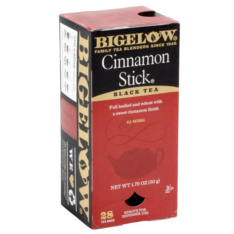 bigelow cinnamon stick tea bags 28 box