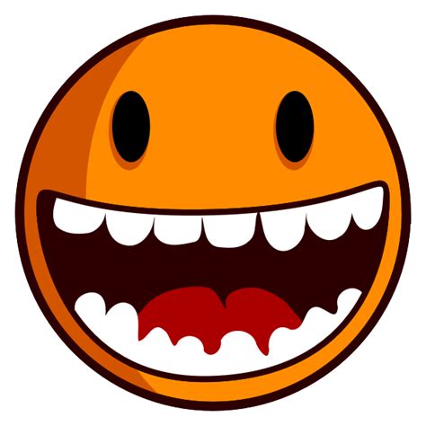 Vector Clip Art Of Happy Smiley With Big Teeth Free Svg