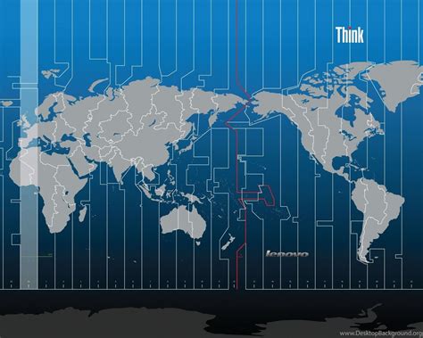 Asia Time Zones Thinkpad Lenovo Wallpapers Desktop Background