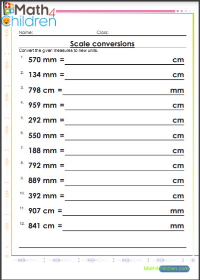 FREE Printable Liquid Measurement Conversion Worksheet Worksheets Library