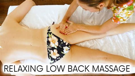 Trailer Ultra Relaxing Low Back Massage W Tessa And Corrina Youtube