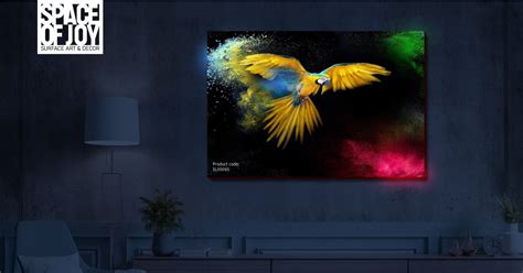 Customized Led Backlit Wall Art With Durable Fabrics And Vibrant Colors