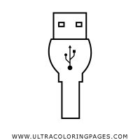 Cabo Usb Desenho Para Colorir Ultra Coloring Pages