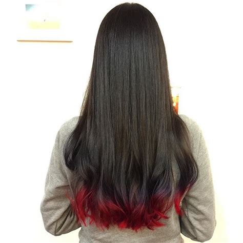 Two Toned Dip Dye At Hair Salon Nalu Tokyo Dyed Ends Of