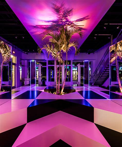 Rafael De Cárdenas Prismatic Neon Jungle Pops Up In The Miami Design