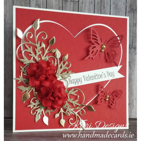 Beautiful Valentines Day Card Handmade By Kari Designs
