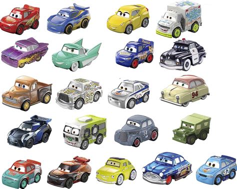 Mattel Disney Pixar Cars Mini Racers 21 Pack Collectible Die Cast