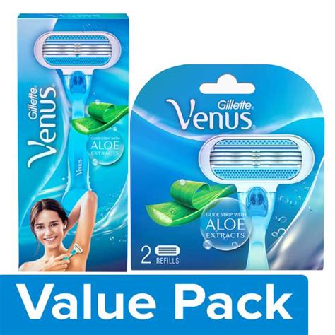 Looking for the best razors for sensitive skin? Buy Gillette Venus Hair Removal Razor For Women 1 pc ...