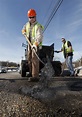 Road crew editorial stock image. Image of american, potholes - 72368824