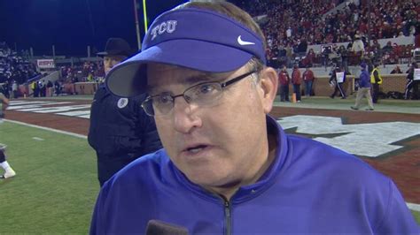 Halftime Interview With Tcu Head Coach Gary Patterson