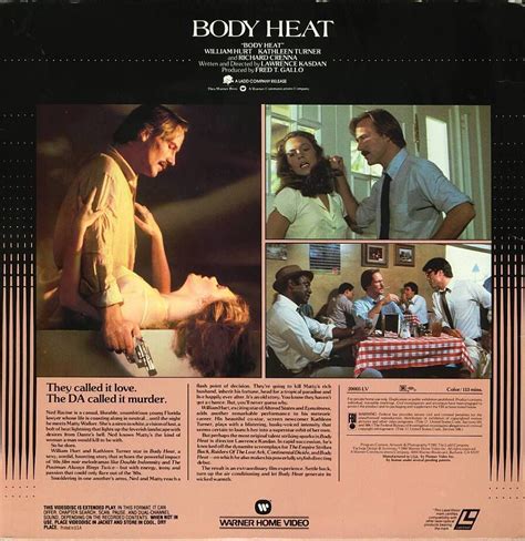 Body Heat Kathleen Turner Laserdisc Rare On Ebid United States 165087288