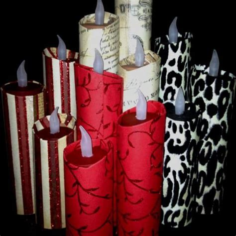 Paper Towel Rolls And Tp Rolls And Craft Paper Make Awesome Candles