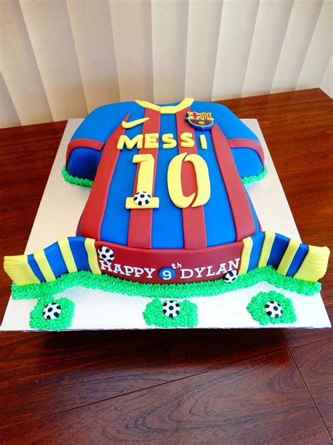 Barcelona Football Shirt Cake Xmcx Football Themed Cakes Soccer
