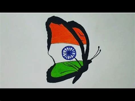 Patriotic scene 15 august drawings. 15 AUGUST Colouring Drawing for beginners (Very Easy ...