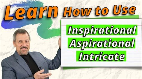 Learn How To Use Advanced English Vocabulary Words Inspirational