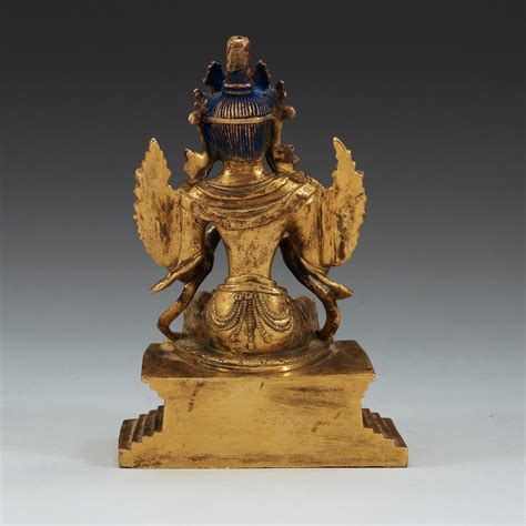 A Sino Tibetan Gilt Bronze Figure Of Maitreya Bukowskis