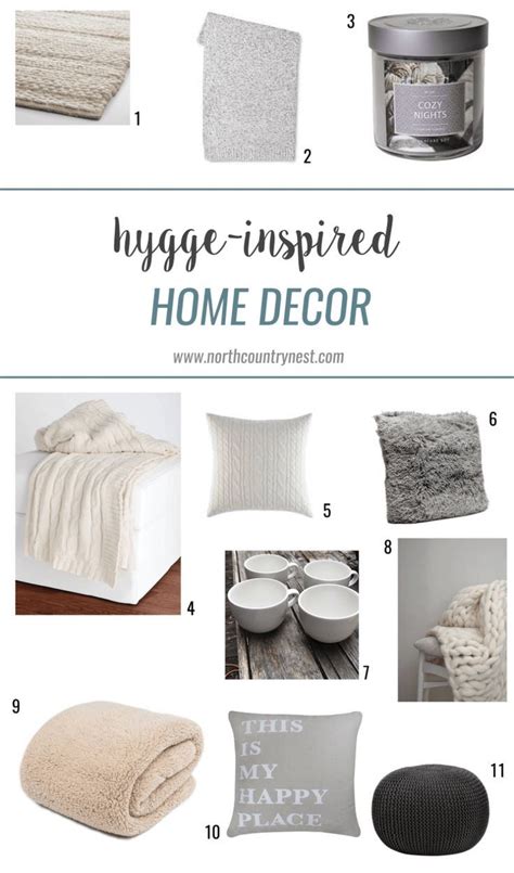 Hygge Home Decor Blankets Pillows Cozy Neutral Contentment