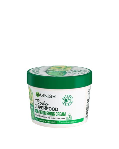 Garnier Body Cream Body Superfood 48h Nourishing Avocado For Dry To